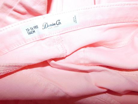 Dívčí elastické kalhoty-džíny, denim co,164