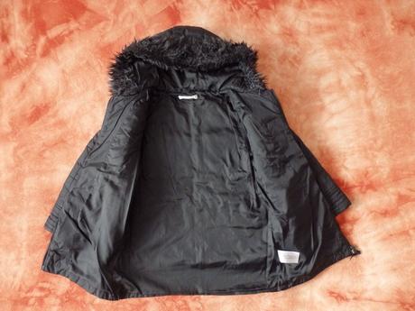 Černý kabát / zimní bunda george, george,116