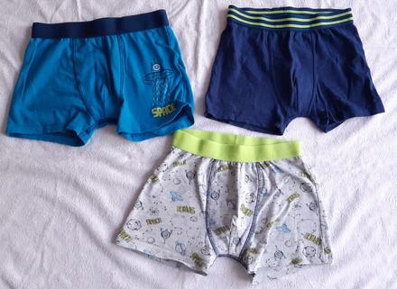 3x boxerky 134-140, 134
