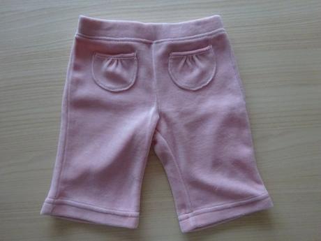 Tepláky sametové s kapsičkami, vel. 0-3m, 62