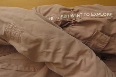 Bunda/kabát zimní béžová s kapucí, reserved,116