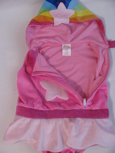 Růžový kostým včelky cloudbabies baba, 