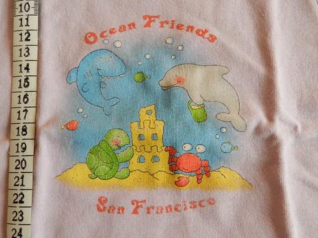 Tričko krátký rukáv s mořským světem , 74