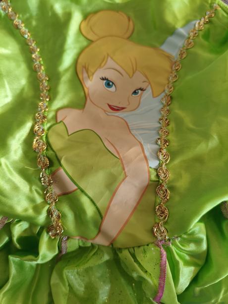 Šaty víla zvonilka vel.128, 