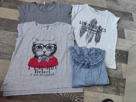 Trika/triko dámské 4x vel.l-xl, l