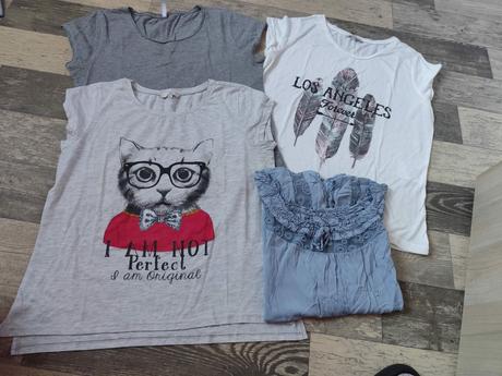 Trika/triko dámské 4x vel.l-xl, l