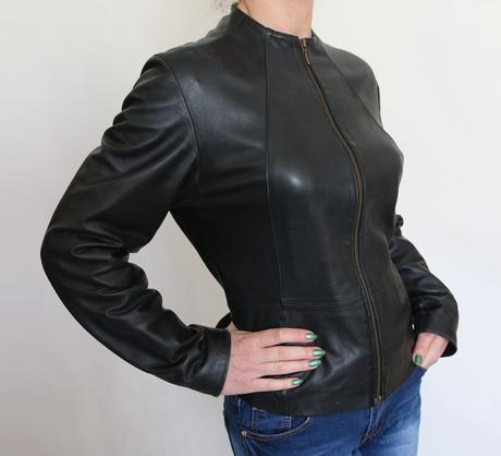 Kožená bunda marks & spencer vel.40, marks & spencer,l