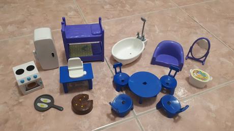 Domeček s postavičkama a příslušenstvím, peppa pig,