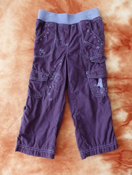 Motýlkové kalhoty s bavlněnou podšívkou, f&f,104