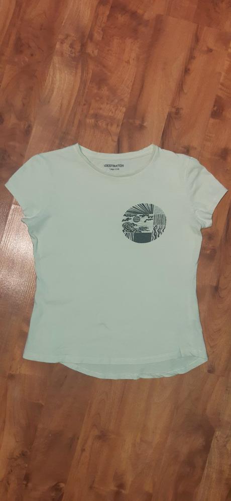 Dívčí bavlněné tričko kr.ruk. 146/152, 146