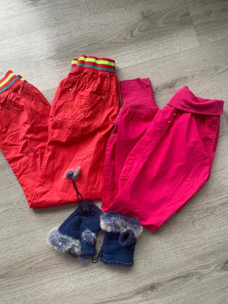 Pěkné podšité kalhoty velikost 140, 140