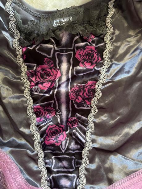 K1/ kostým královna hrůzy/ kostlivka  - v.7/8 let, 