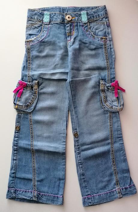 Letní rolovací džíny vel 116, marks & spencer,116