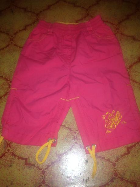 Nové dívčí kalhoty motýlek, srdíčka, dopodopo,86