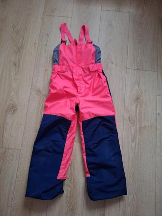 Dětské lyžařské kalhoty s laclem 122/128, wedze,122