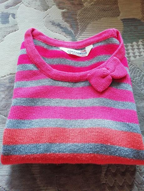 Hezká vesta s mašličkou 3-4roky, coccodrillo,86