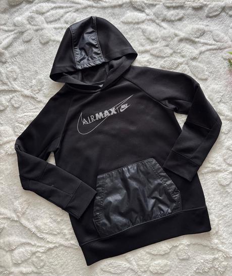 K1/ mikina černá zn. nike- v.116/122, nike,122