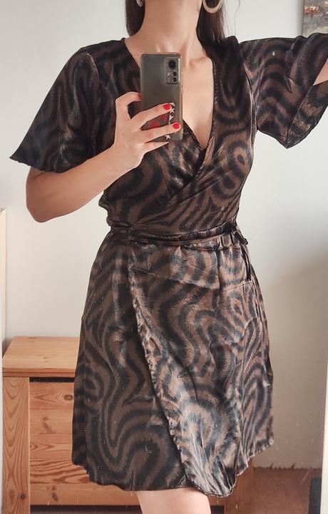 Dámské zavinovací šaty nad kolena vel 40, 40