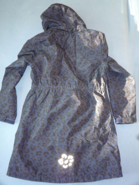 Modro-černý nepromokavý kabát tchibo 146-152, tchibo,146