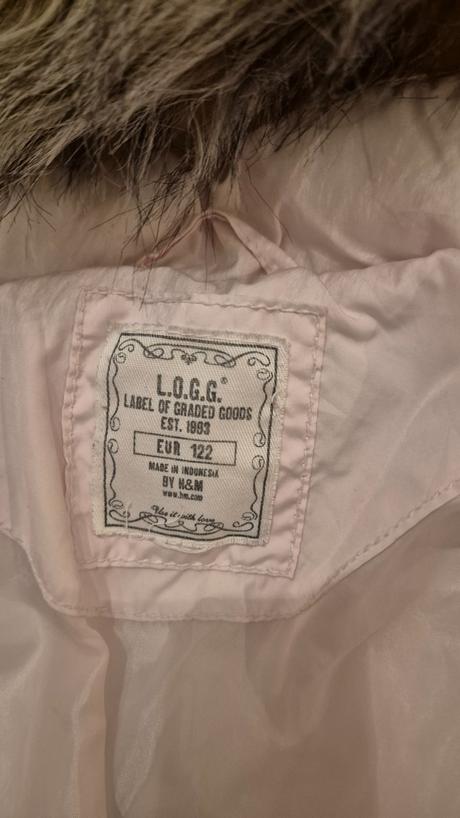 Zimní bunda na donošení, h&m,122