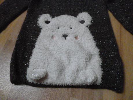 Svetr medvěd 1,5-3, primark,86