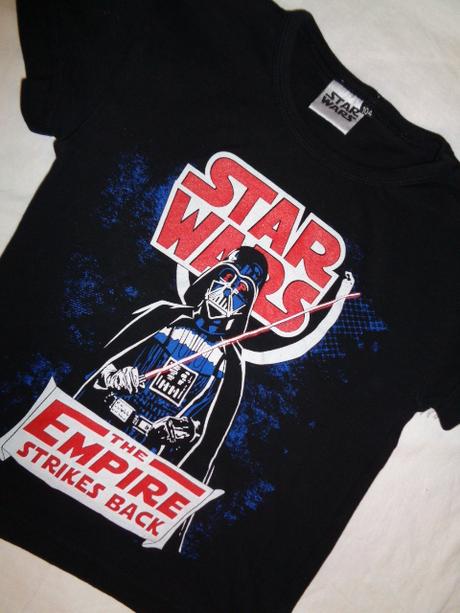 Super černé tričko star wars, 104