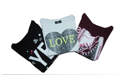 Trička s dl. rukávem vel.134/140 takko - nepoužité, takko,134