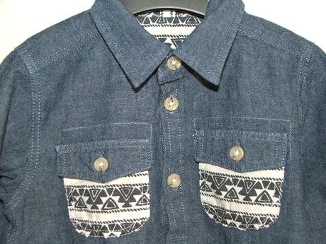 P465 chlapecká riflová košile vel. 80, matalan,80