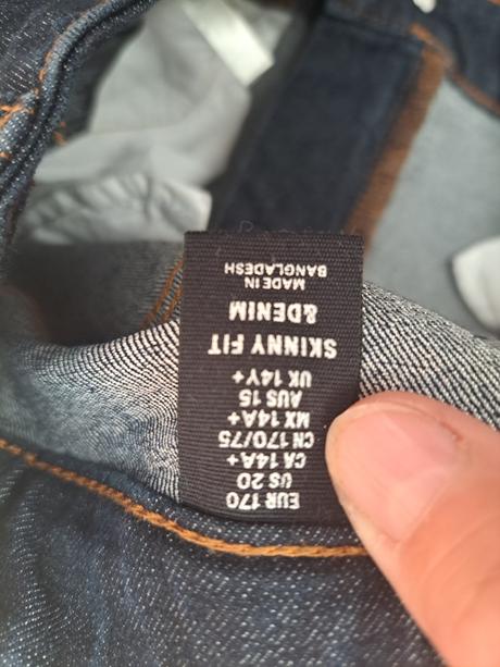 Džíny, h&m,170