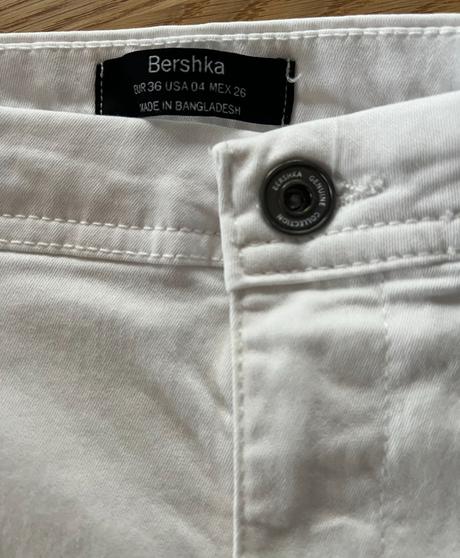 Kalhoty & bílé džíny bershka vel. eu 36, bershka,36