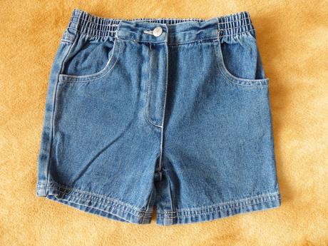 Riflové kraťasy s kytičkou, george,98