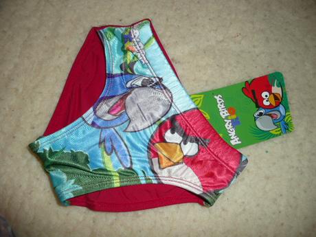 Plavky kluk angry birds rio vel 110 -140 4-10let, 104 - 140