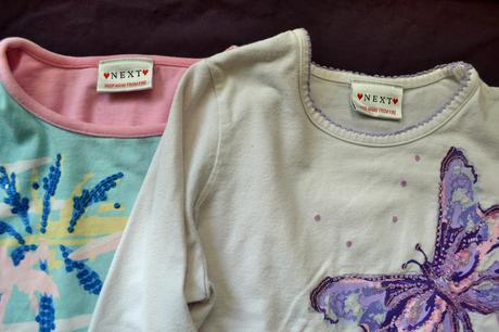 3x dívčí tričko next na 4-6 let, next,116