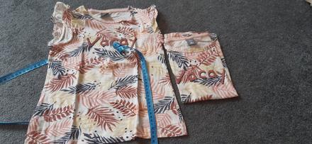 2 x triko bez rukavku, 128