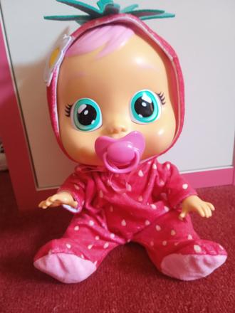 Dětská panenka cry babies jahůdka,