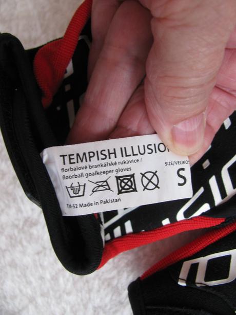 Florbalové brankářské rukavice tempish illusion, s