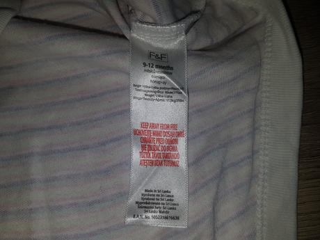 Dívčí body vel. 9-12 měsíců, f&f,80