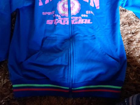 Modrá mikina 164 pro slečnu, 164