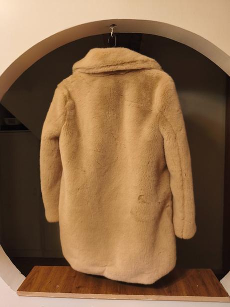 Pudrový kožich zara xs, zara,xs