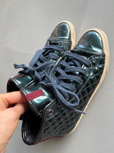 Geox respira vel 36 zeleno modrá tenisky kotníkové, geox,36