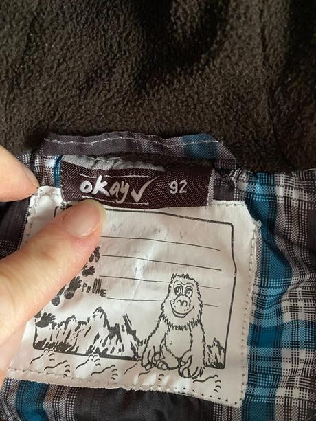 Klučičí zimní bunda vel. 92/1,5-2r, okay,92