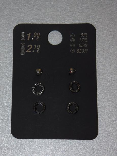 Nové 3 páry naušnic, kik