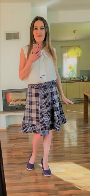 Bílá halenka s vázačkou, vel xl a více, principle, principles,xl