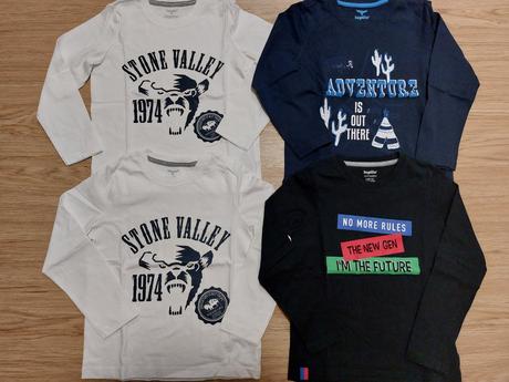 Trička s dlouhým rukávem vel.110/116 lupilu, lupilu,110