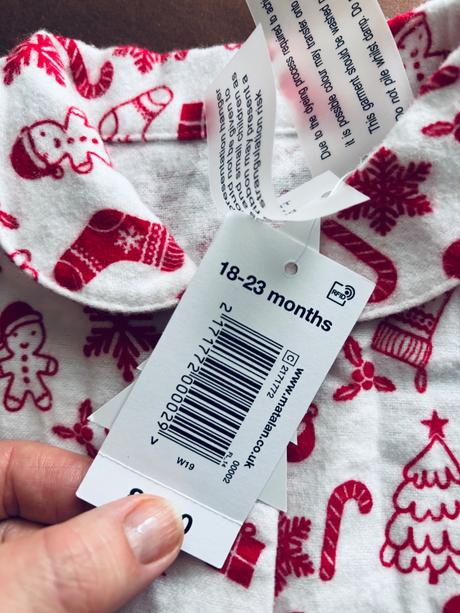 Pyžamo vánoční motiv - v. 18/23 měs., 92