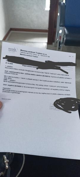 Co znamená bulka v prsu, když je mamografie negativní?