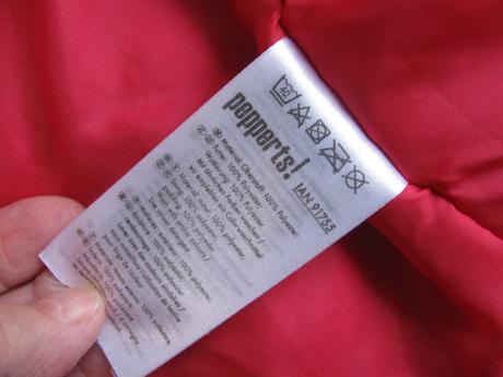 Fialová zimní bunda s kapucí, pepperts,134