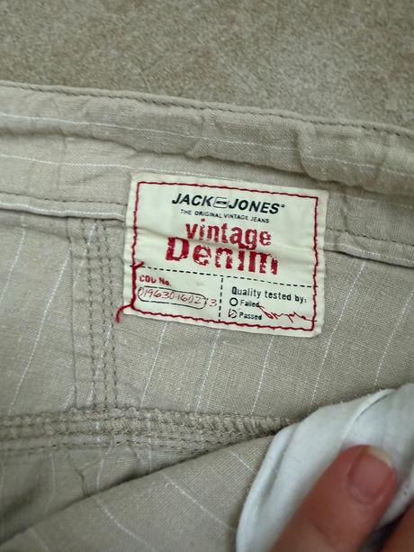 Letní kalhoty jack & jones, béžové, velikost m, m