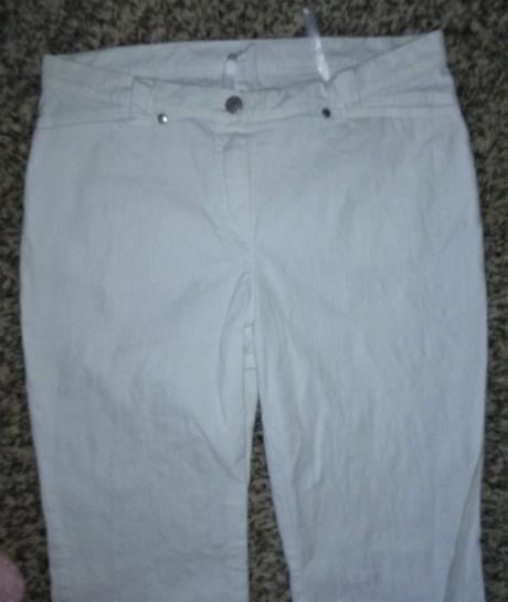 Sněhobílé džíny - vel.l, l