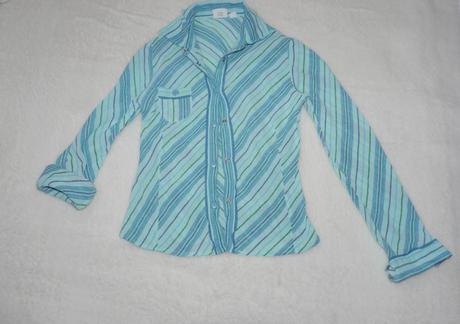 Tyrkysova kosile s pruhy mng, mango,s